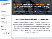 Tablet Screenshot of cadoutsourcingservices.com